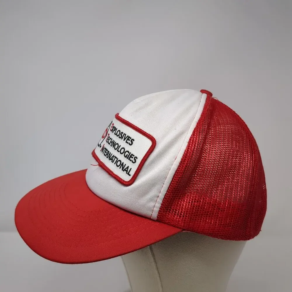 Explosives Technologies International Snapback Trucker Hat Red One Size